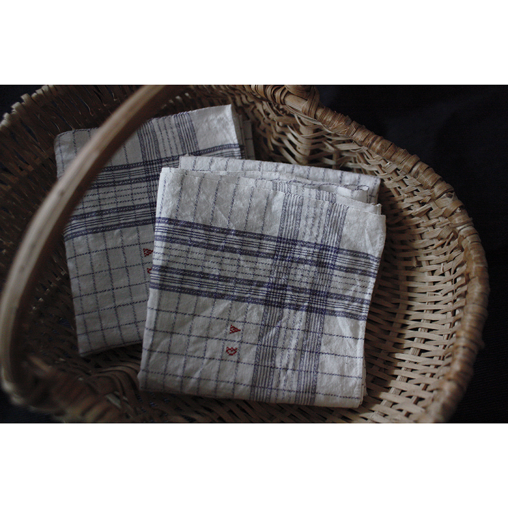 Cotton Check Handkerchief