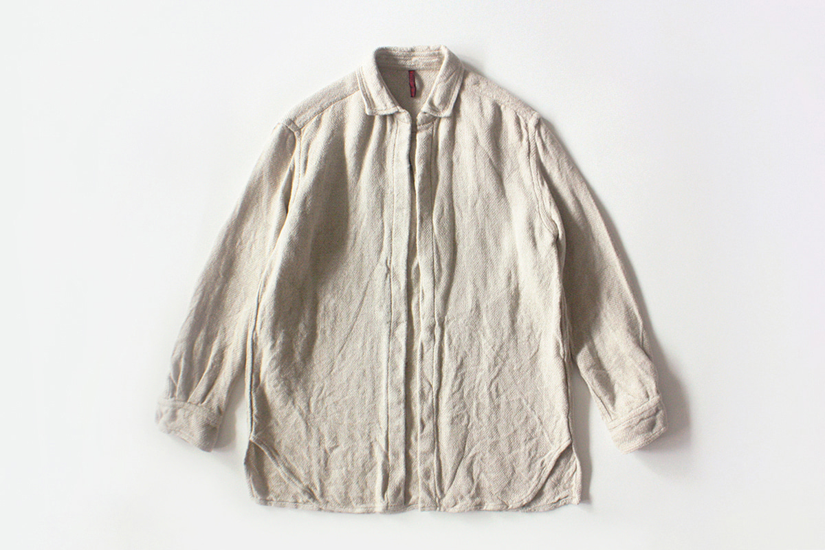 DANIELA GREGIS  Linen Shirt Jacket