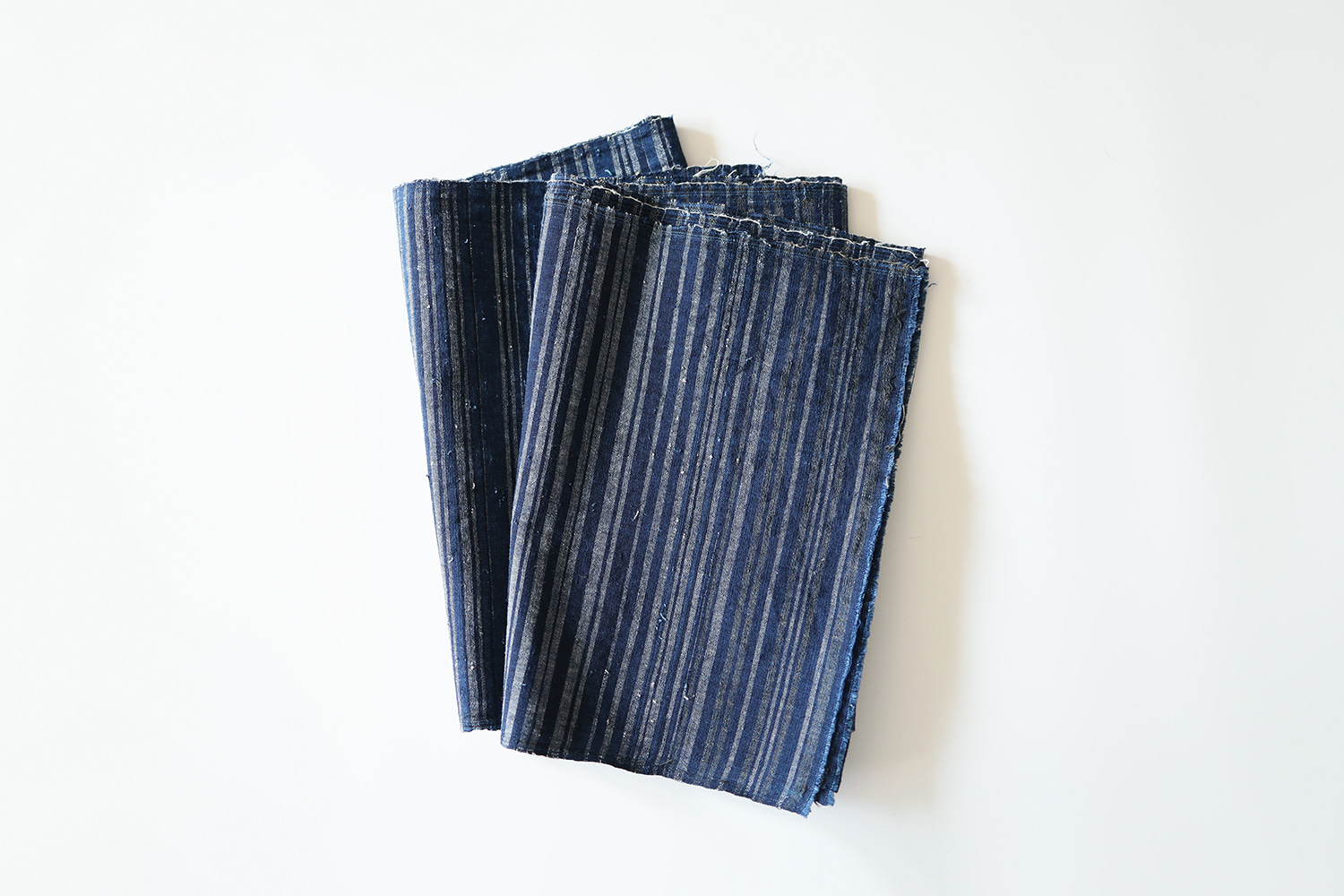 Indigo Random Stripe Fabric (2pcs)