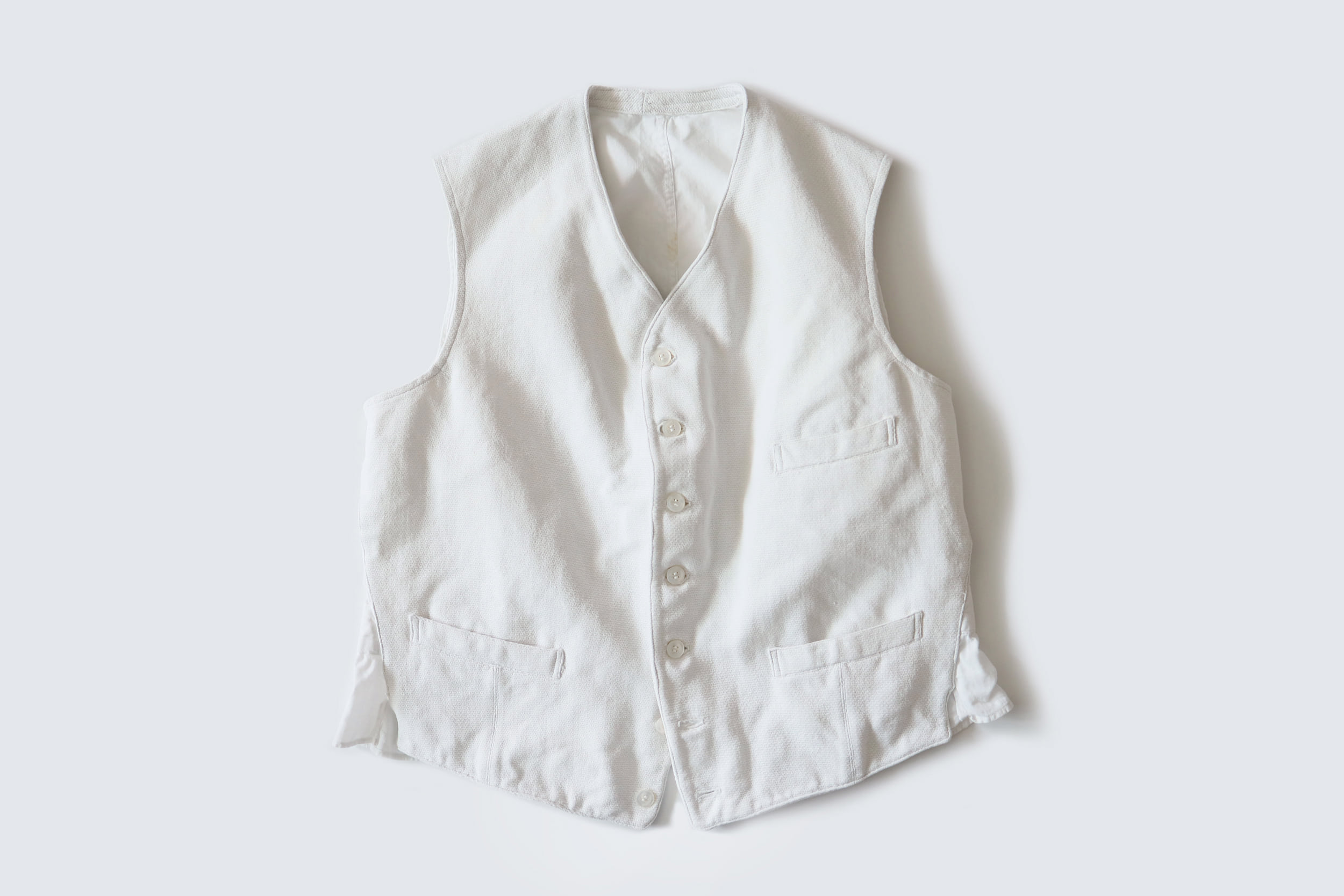 Antique french cotton vest