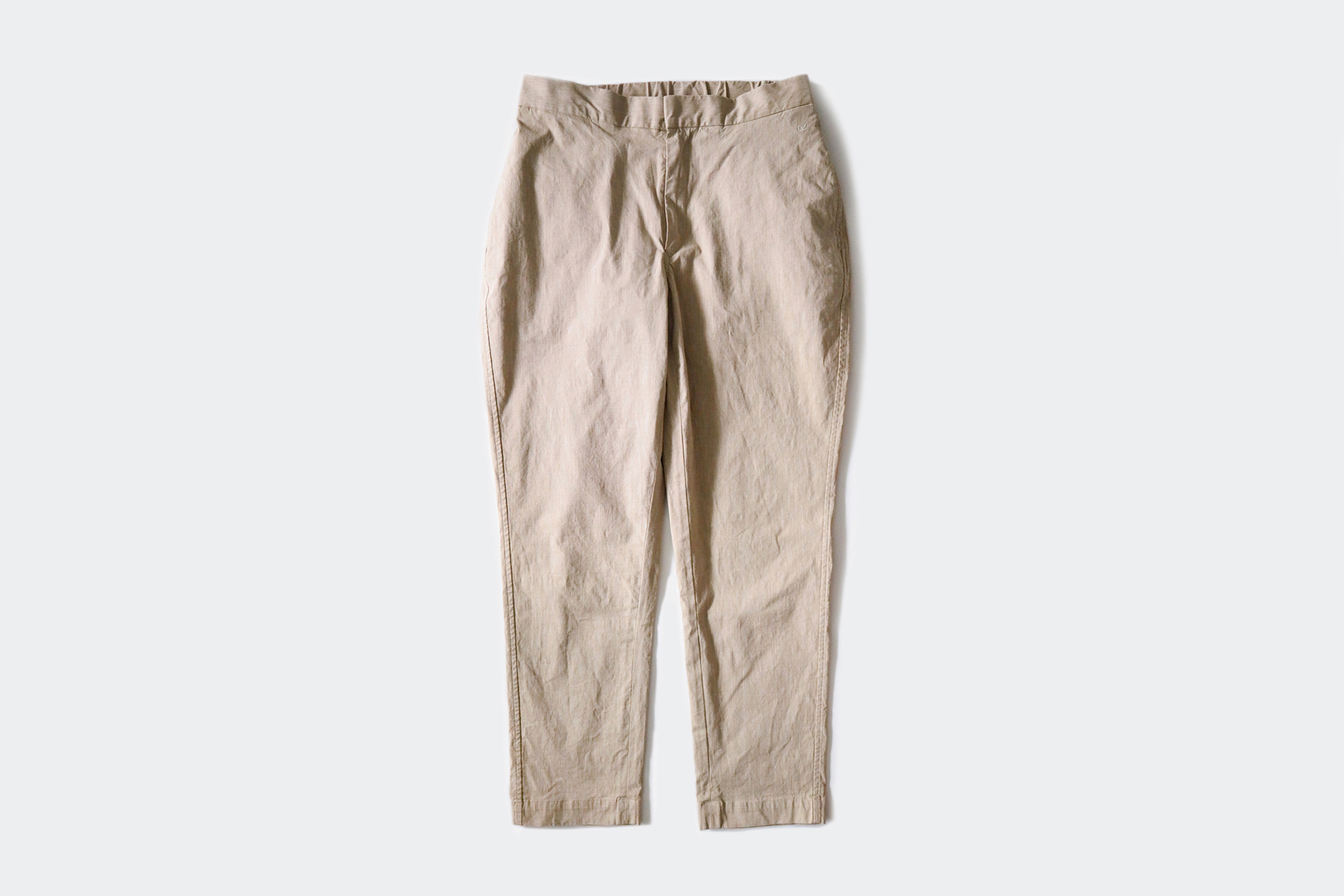45R  Cotton linen stretch slim pants