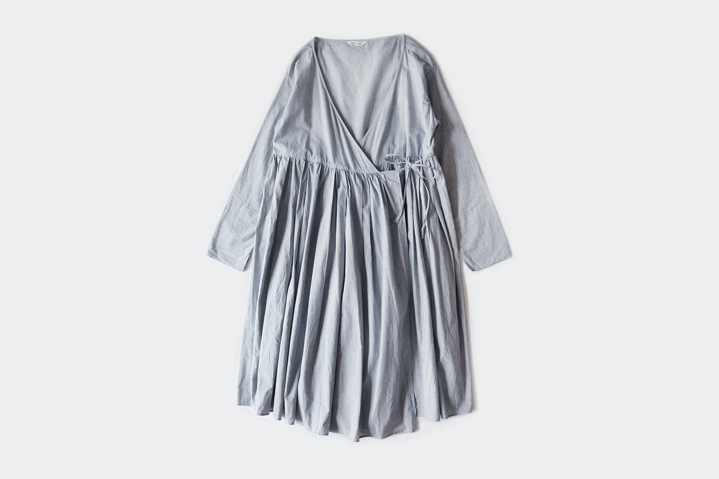 TOUJOURS  Cotton cache-coeur dress