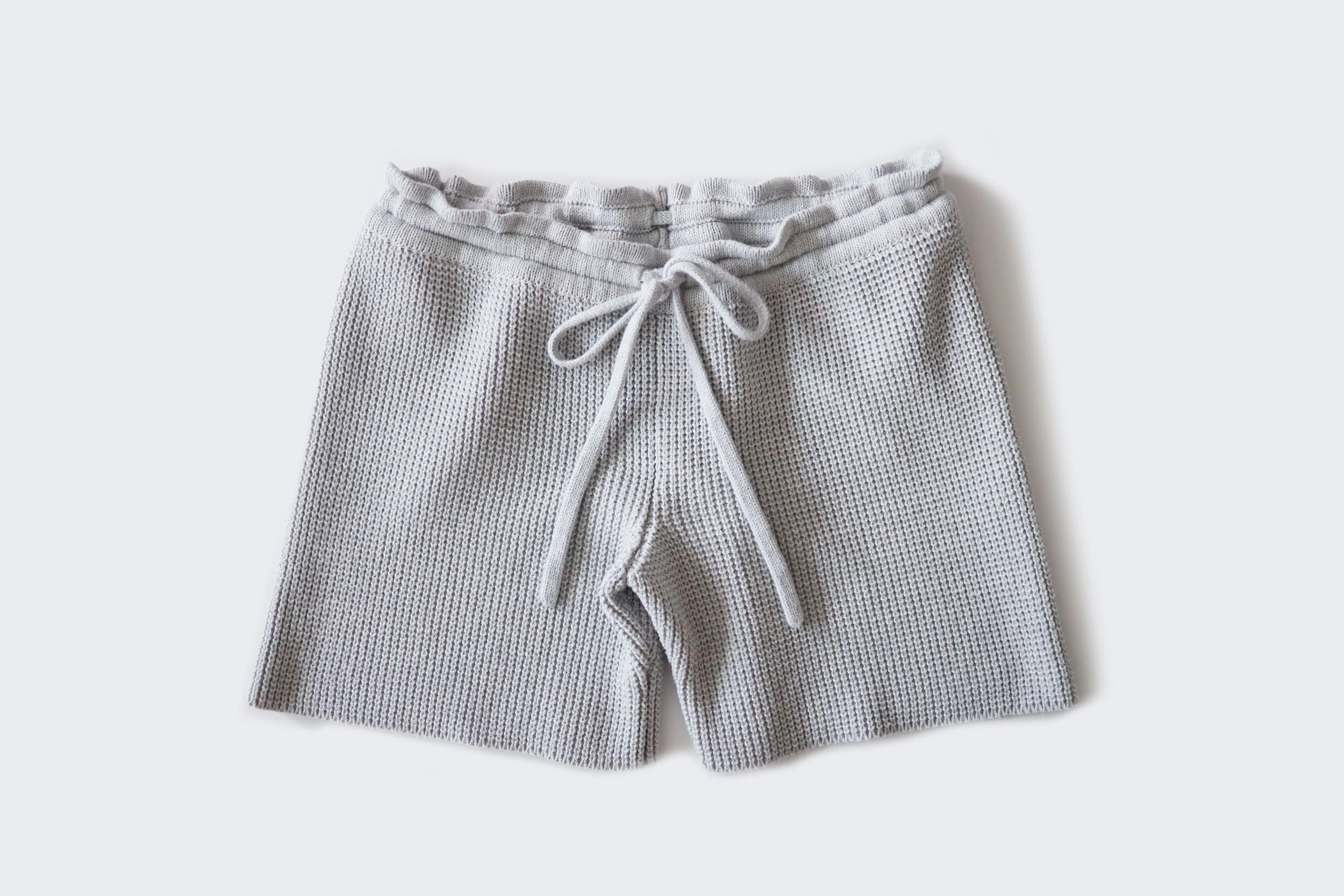 TOUJOURS  Cotton knit shorts